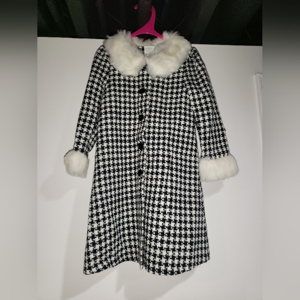 Adorable Bonnie Jean 3 piece Dress set.  Jacket, Dress, and hand warmer!